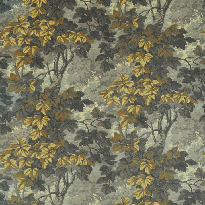 Zoffany - Richmond Park Velvet - Nightfall - Dark Moody Foliage Designer Velvet Cushion Cover - Luxury Throw Pillow - Handmade Home Decor.