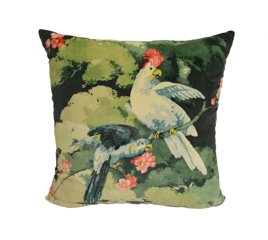 Linwood - Jungle Jive Velvet Navy - Stunning Designer Cushion Cover Pillow Throw Home Decor.