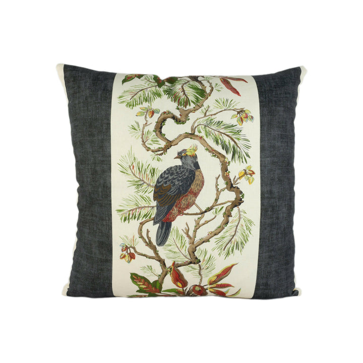 Thibaut - Williamson - Black - Stunning Designer Cushion Cover Home Décor Throw Pillow.