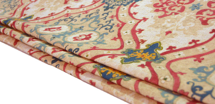 Designers guild - Valetta - Peacock - Professionally Made Roman Blind Made to Measure.