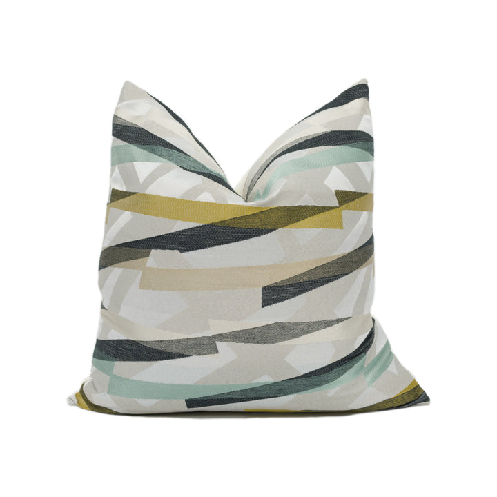 Harlequin - Diffinity - Gold /Topaz - Stunning Woven Embroidered Effect Cushion Cover Throw Pillow Designer Home Décor