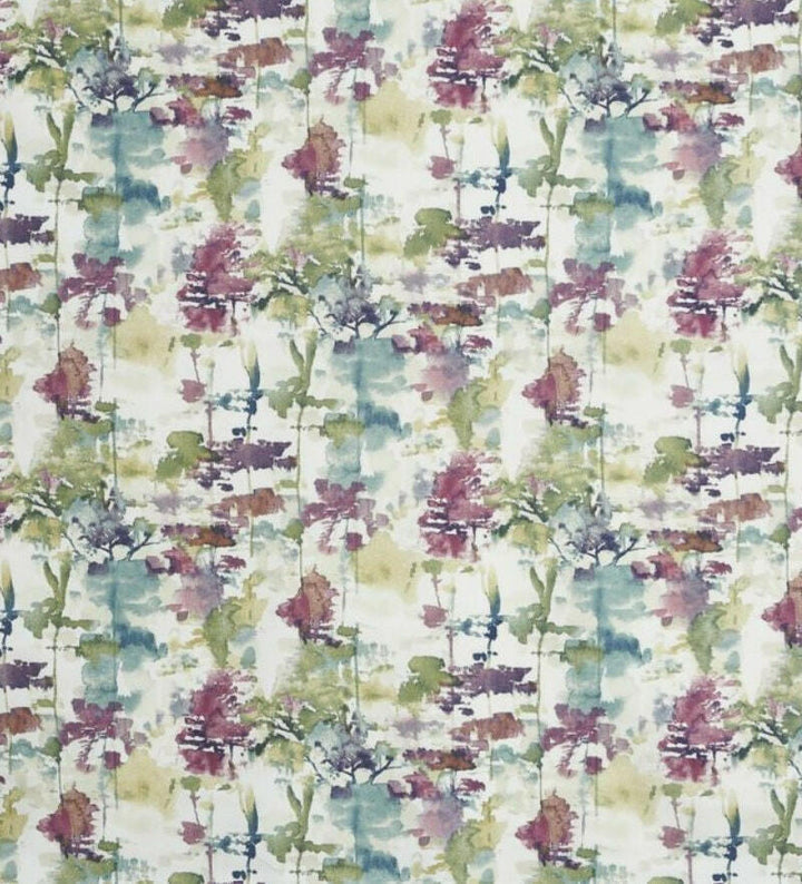 Prestigious - Al Fresco - Jewel - Abstract Faded Watercolour Botanical Cushion Cover - Handmade Throw Pillow Designer Home Decor.