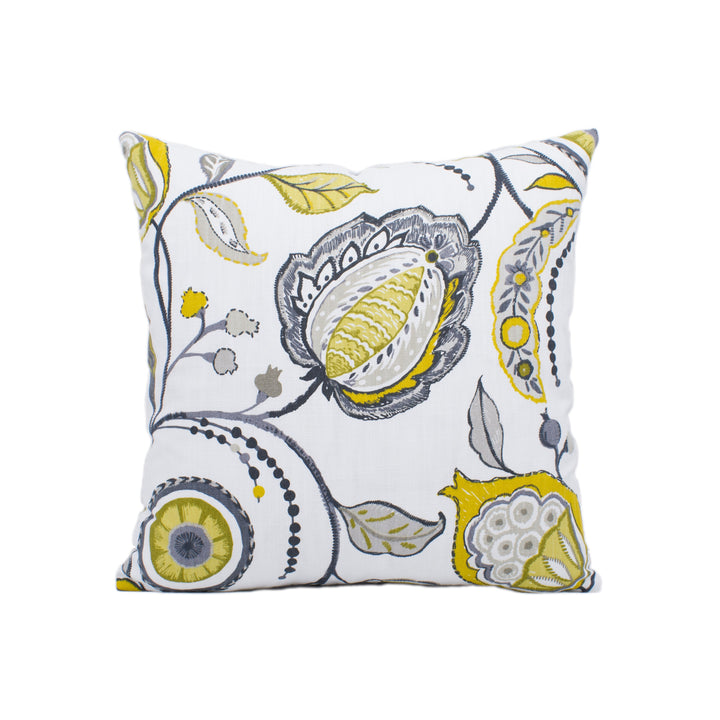 Clarke &amp; Clarke - Kayo - Chartreuse / Charcoal - Stunning Designer Cushion Cover Home Décor Throw Pillow