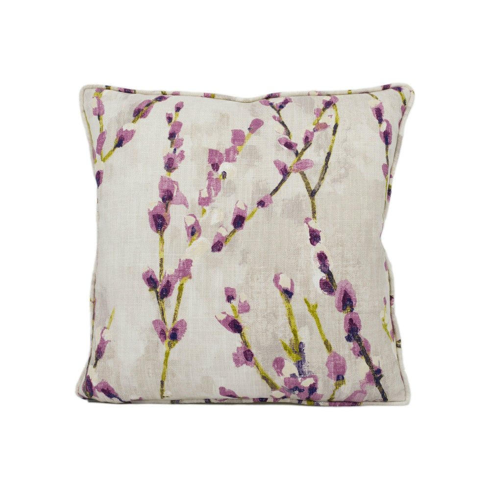 Harlequin - Salice - Plum - Vibrant Floral Designer Cushion Cover Throw Pillow Handmade Home Décor.