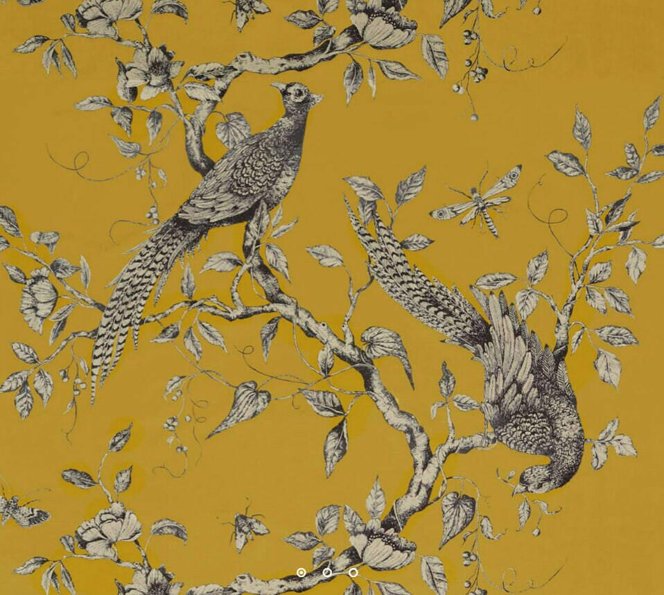 Zoffany - Darnley Toile Velvet - Tigers Eye - Stunning Sophisticated Metallic Bird Cushion Cover - Handmade Throw Pillow Designer Home Decor.