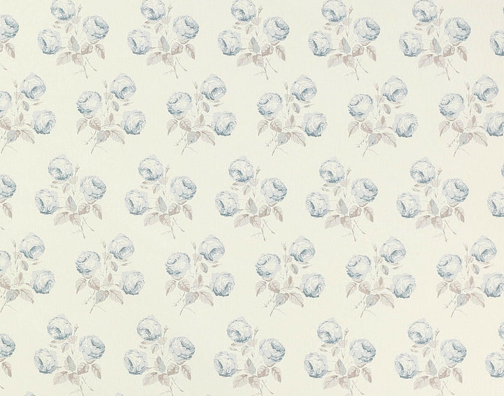 Colefax and Fowler - Bowood - Blue / Grey - Plain or Piped - Iconic Floral Designer Cushion Cover Handmade Throw Pillow Luxury Home Decor.