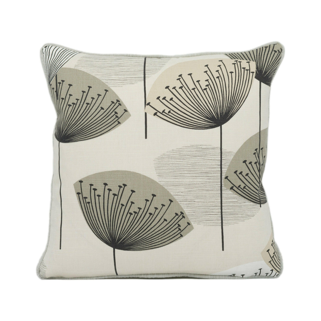 Sanderson - Dandelion Clocks - Neutral - Cushion Cover Throw Pillow Designer Home Decor.