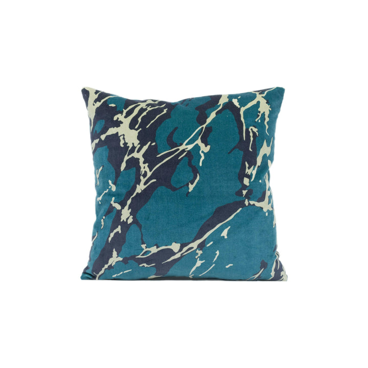 Zoffany - French Marble Velvet - Serpentine - Luxurious Green Velvet Cushion Cover - Handmade Throw Pillow - Designer Home Décor.