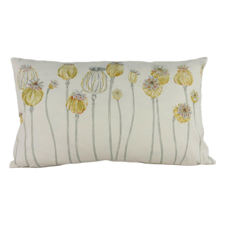Sanderson - Poppy Pods - Sienna / Dove - Stunning Designer Cushion Cover Home Décor Throw Pillow.