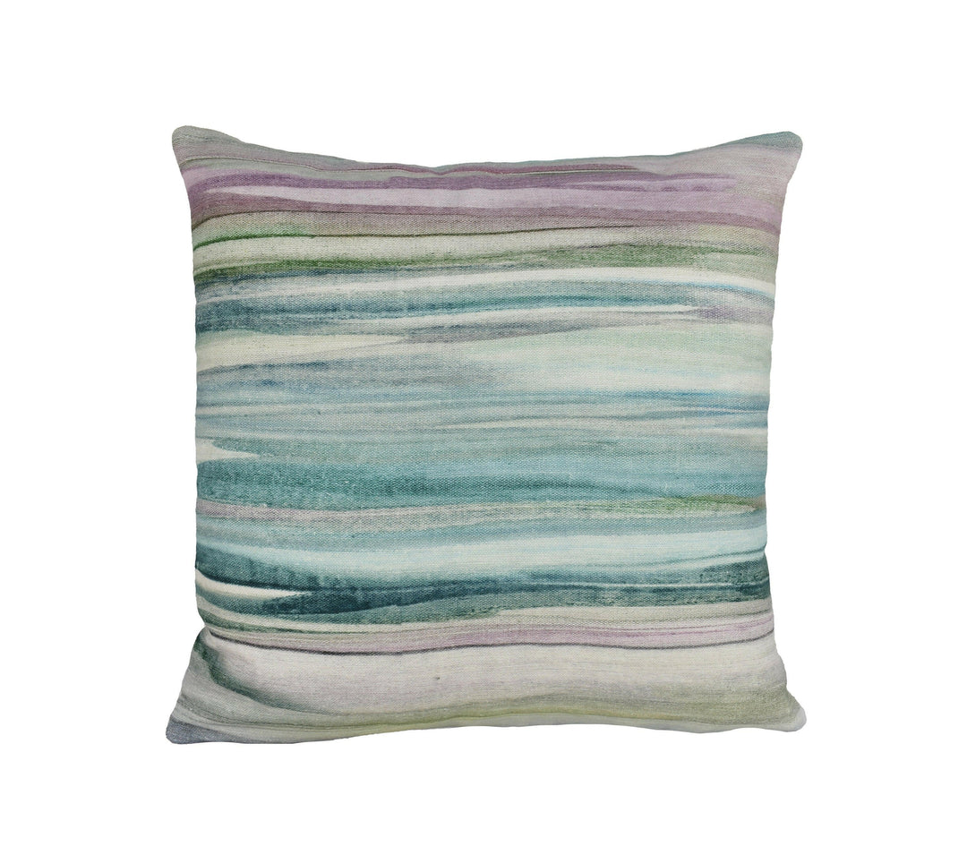 Voyage - Valerius - Opal - Alluring Abstract Bleeding Watercolour Cushion Cover - Handmade Throw Pillow Designer Home Decor.
