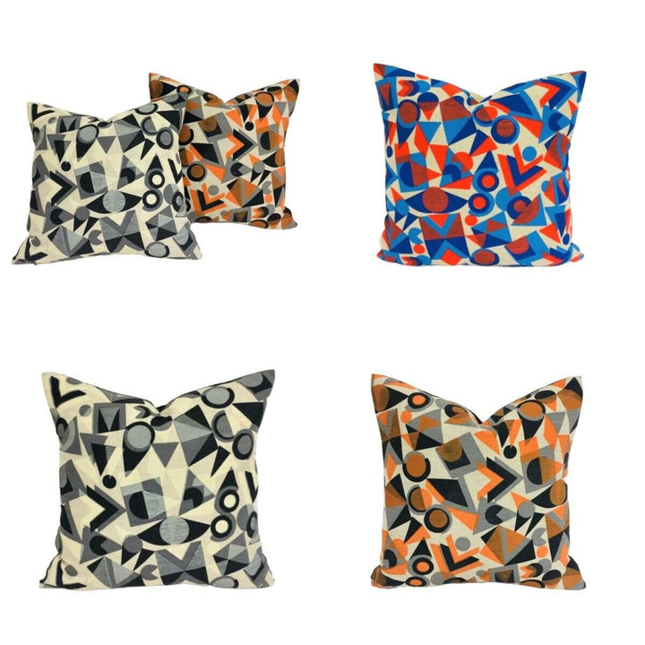 St. Judes x Peter & Linda Green - Colourdrome - 3 Colourways Available - Stunning Abstract Retro Geometric British Designer Cushion Cover.