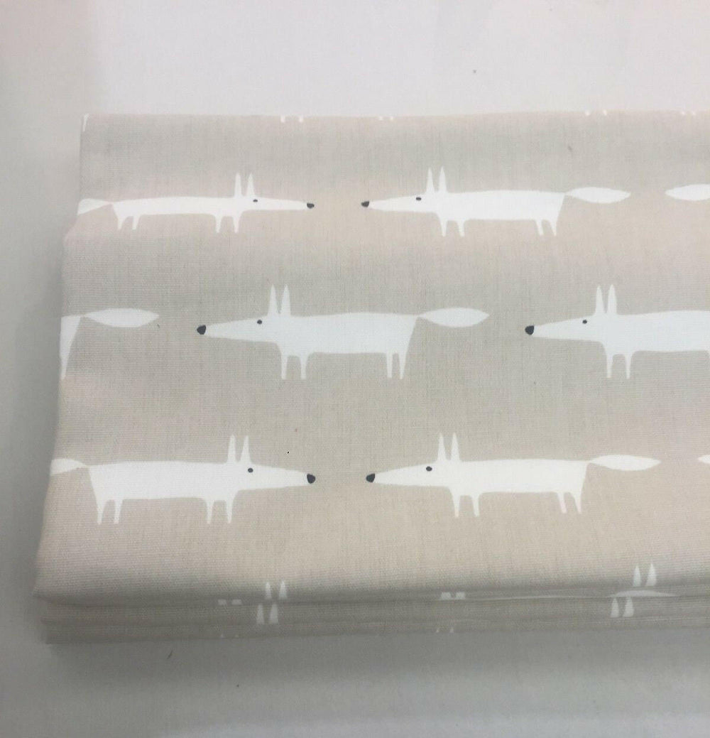 Scion -Little Fox - Snow -   Made To Measure Professionally Made Roman Blind.