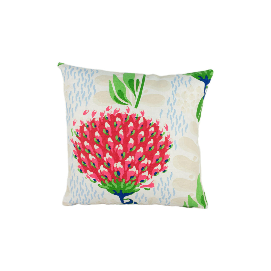 Thibaut - Tiverton - Red - Stunning Designer Cushion Cover Home Décor Throw Pillow.