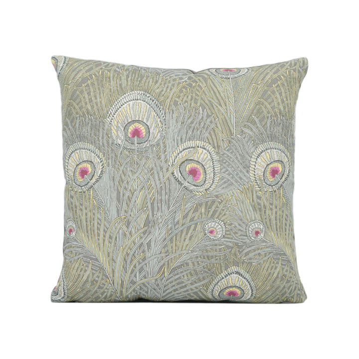 Liberty Art - Hera - Opal - Stunning Peacock Feather Handmade Cushion Cover Throw Pillow Home Décor.
