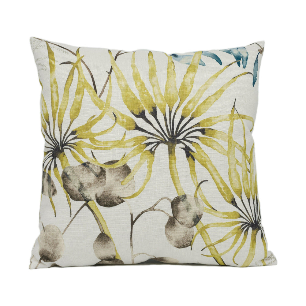 Harlequin - Postelia - Lagoon / Linden - Whimsical Sea Flowers Cushion Cover - Handmade Throw Pillow - Designer Home Décor.