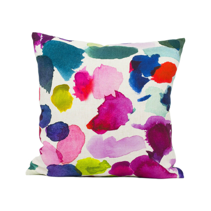 Bluebellgray - Abstract - Multicolour Bright Painterly Swatches Cushion Cover - Handmade Throw Pillow - Designer Home Décor.