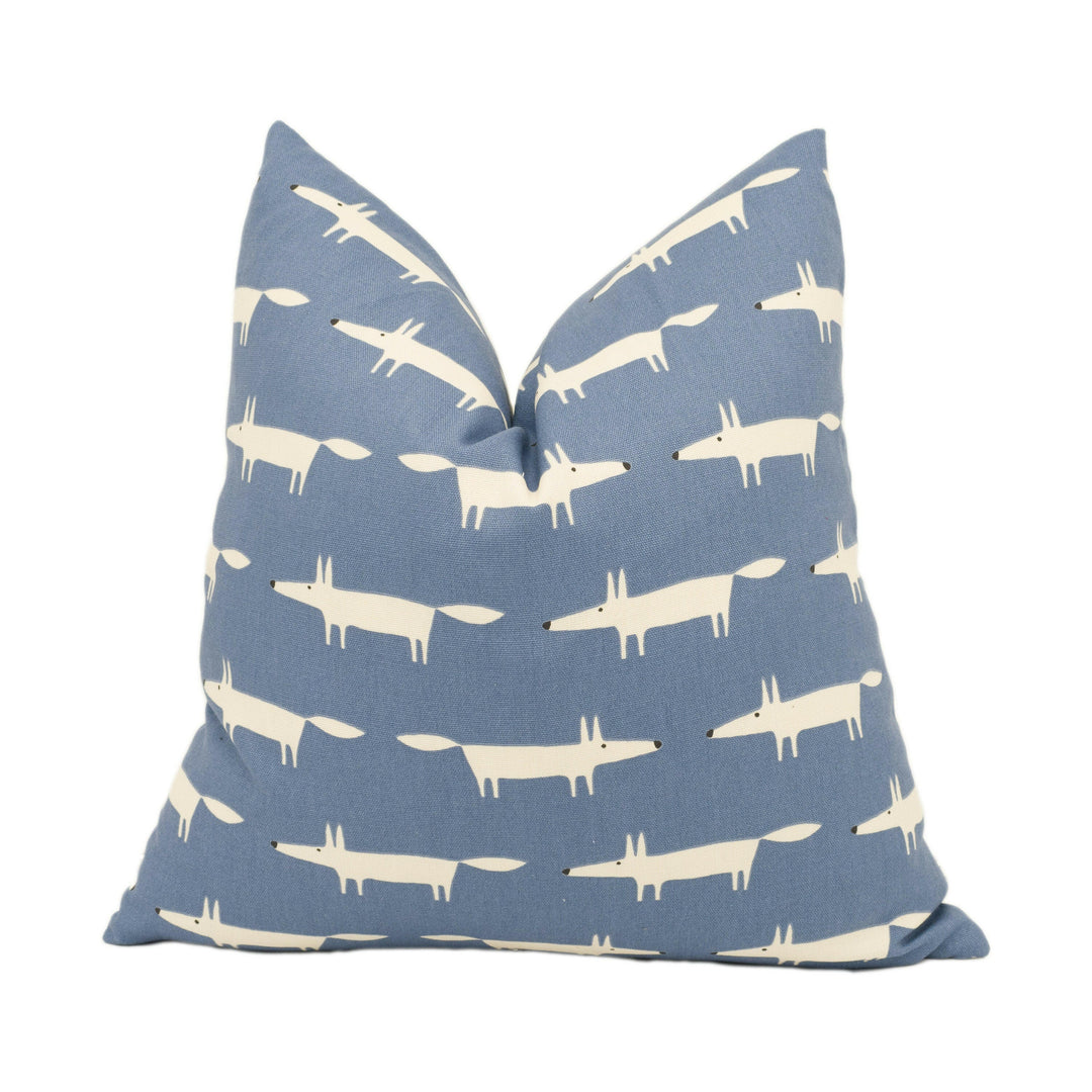 Scion - Little Fox - 4 Colourways to Choose From - Super Cute Mini Mr Fox Cushion Cover - Handmade Throw Pillow Designer Home Decor.