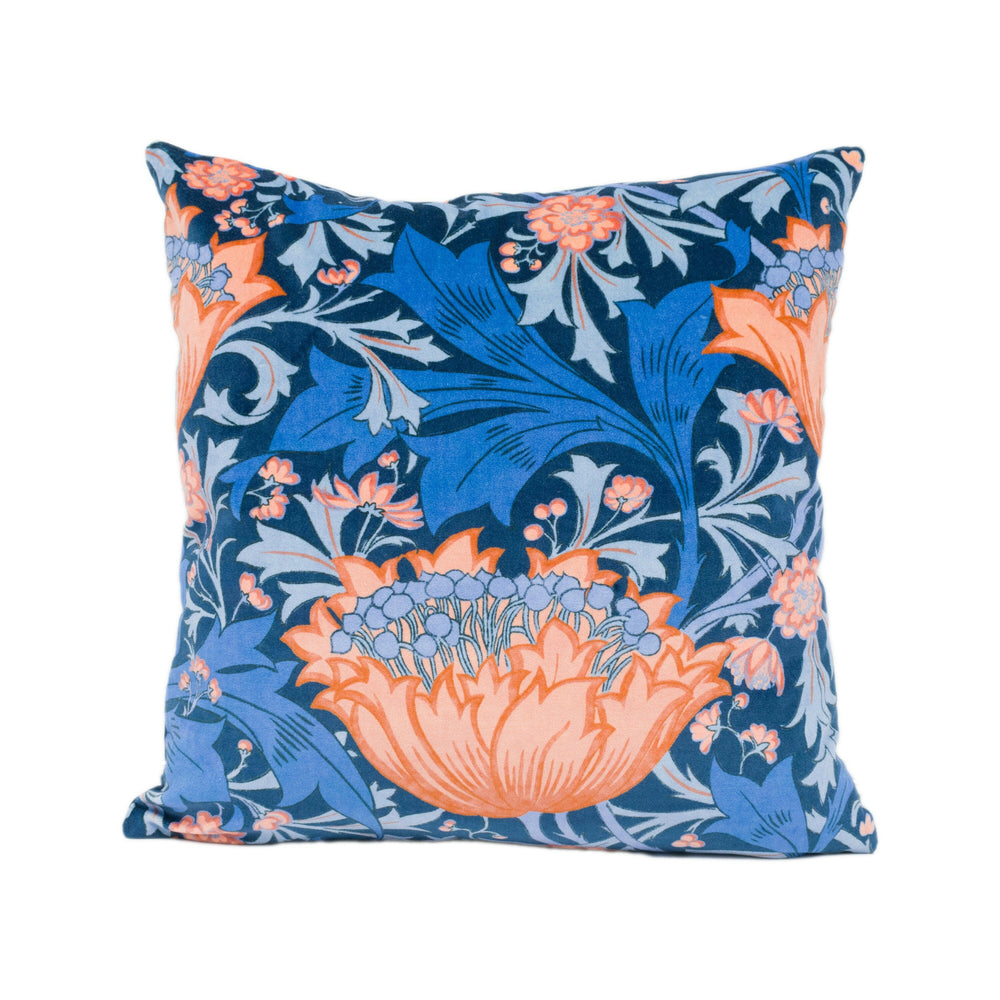 Sanderson Archive - The St Sebastian - Midnight Embers - Stunning Velvet Cushion Cover Handmade Throw Pillow Designer Home Décor.