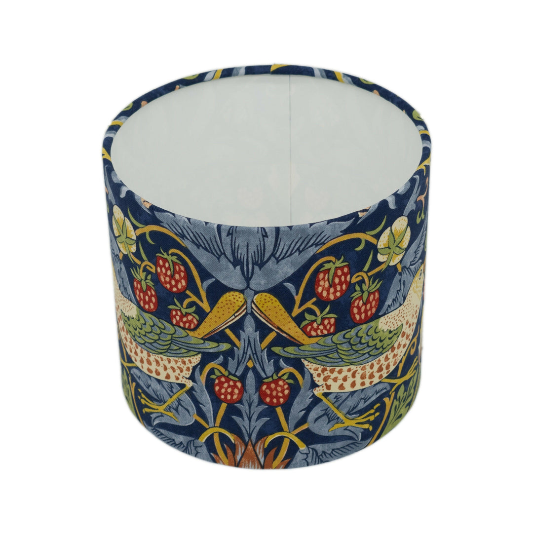 William Morris - Strawberry Thief - Indigo/Mineral - Lampshade Stunning Handmade.