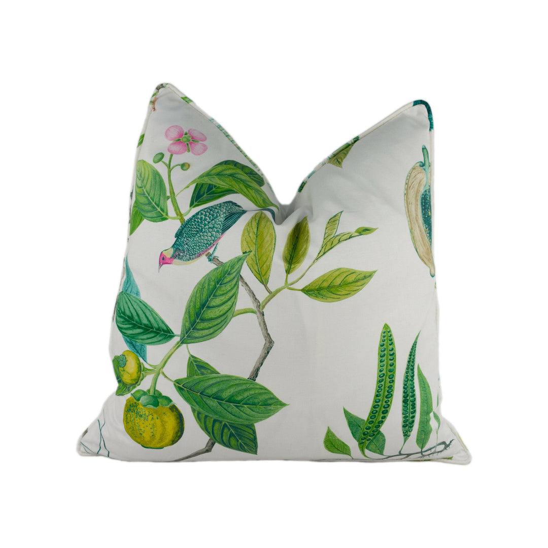 Sanderson - Paradesia - Botanical Green - Stunning Designer Cushion Cover Home Décor Throw Pillow.