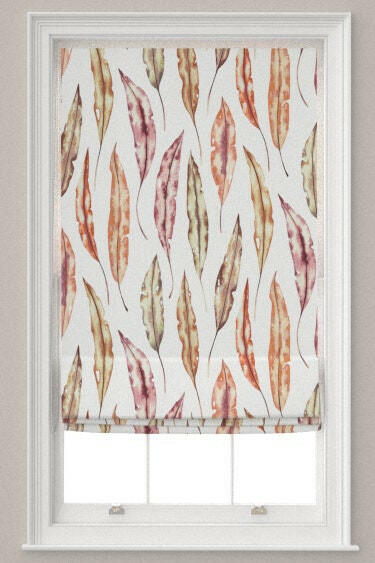Harlequin - Kinina - Mandarin/Fig - Made To Measure Professionally Made Roman Blind.