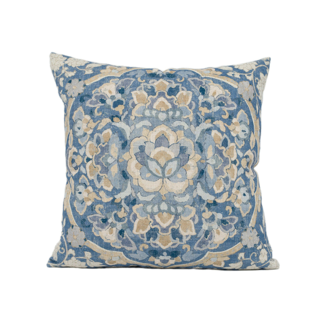 GP & J Baker - Kiana - Blue - Stunning Cushion Cover Handmade Throw Pillow Designer Home Décor.