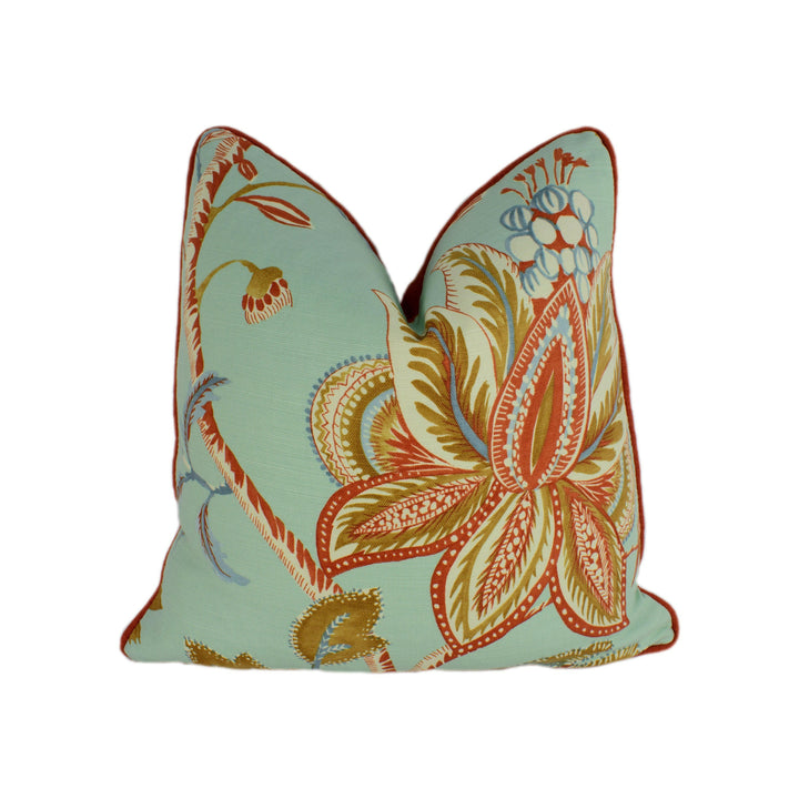 Thibaut  - Donegal - Seafoam - Cushion Cover Pillow Throw Designer Home Decor.