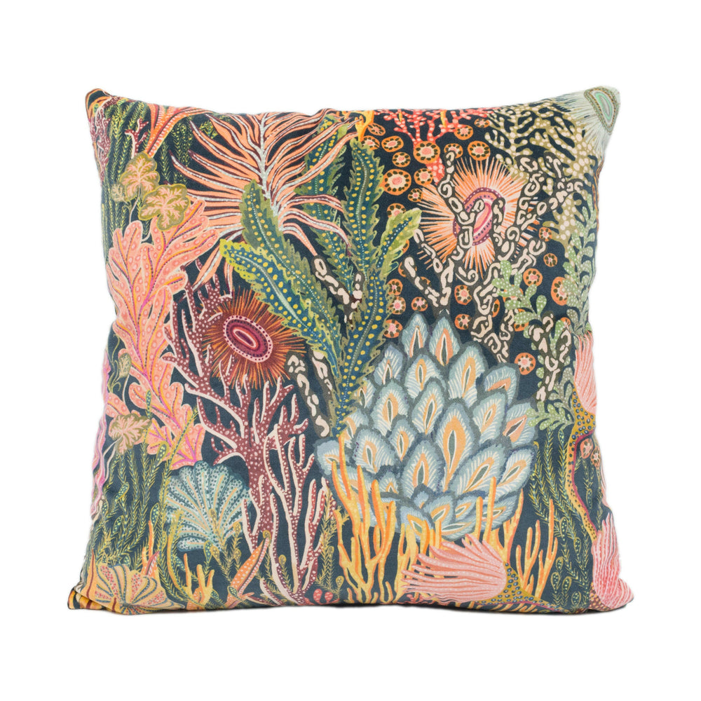 Harlequin - Acropora - Brazilian Rosewood / Nectar / Tree Canopy - Stunning Handmade Cushion Cover Designer Home Décor Velvet Throw Pillow.