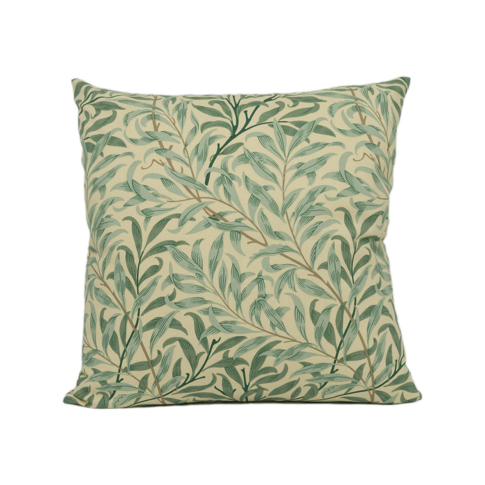 William Morris - Willow Boughs - Cream / Pale Green  - Classic Spring English Cushion Cover Handmade Fall Throw Pillow Designer Home Décor.