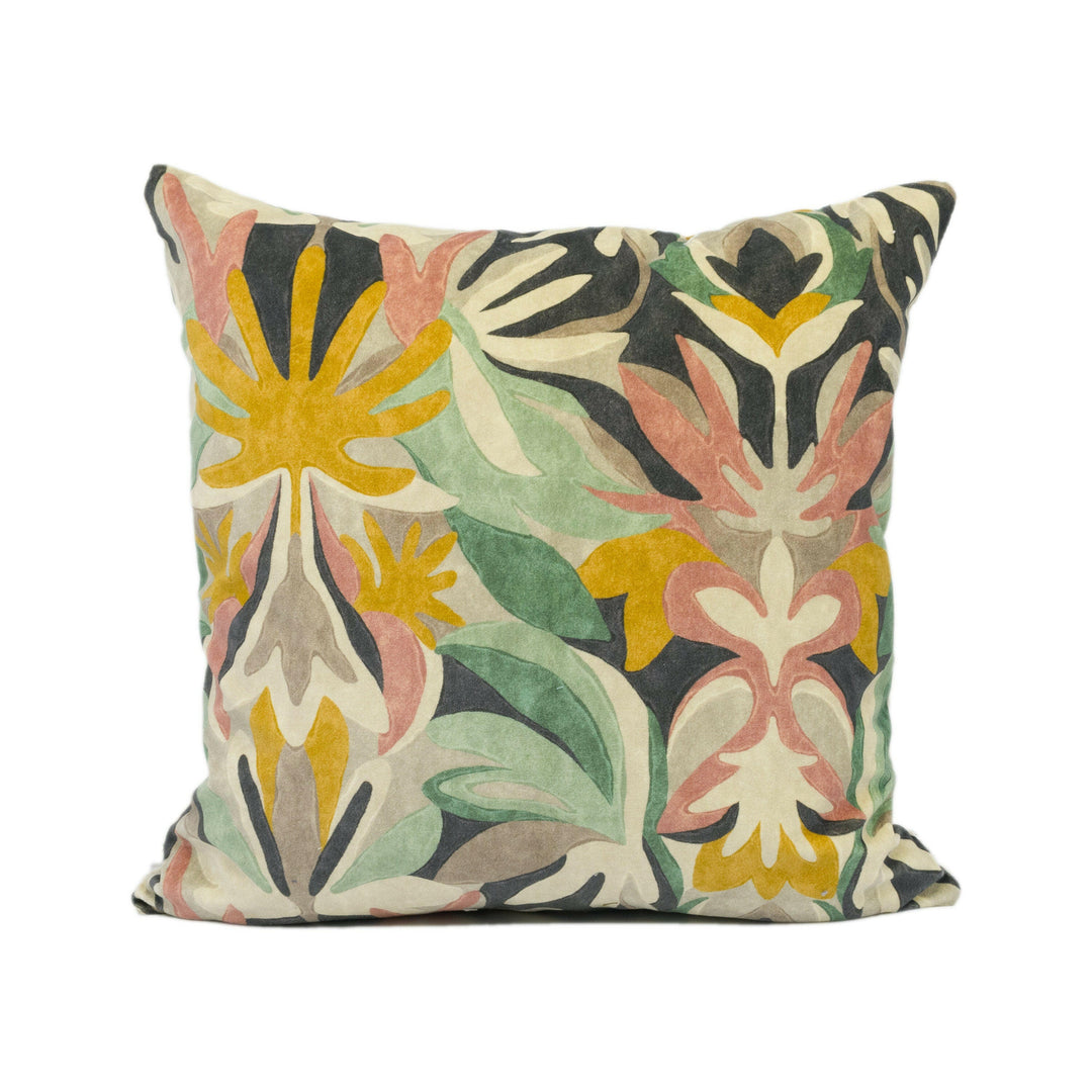 Harlequin - Melora - Positano / Succulent / Amber Light - Modern Damask Cushion Cover - Handmade Throw Pillow - Designer Home Décor.
