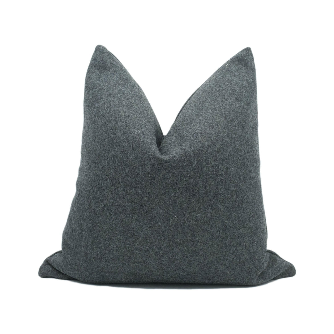 Abraham Moon - Earth - Air Force - 100% Wool Cushion Cover - Designer Plaid Pillow Cover - Handmade Custom Abraham Moon Pillow.