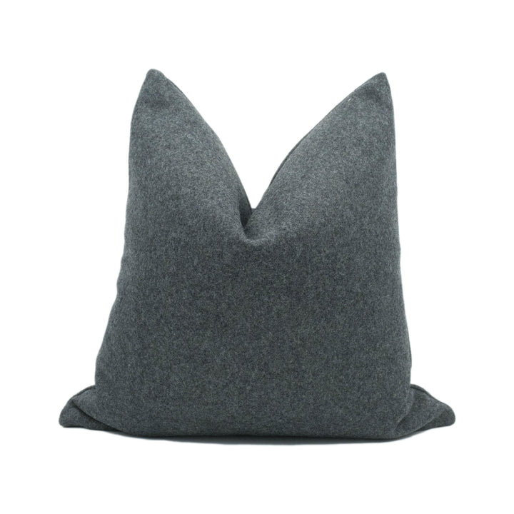 Abraham Moon - Earth - Air Force - 100% Wool Cushion Cover - Designer Plaid Pillow Cover - Handmade Custom Abraham Moon Pillow.