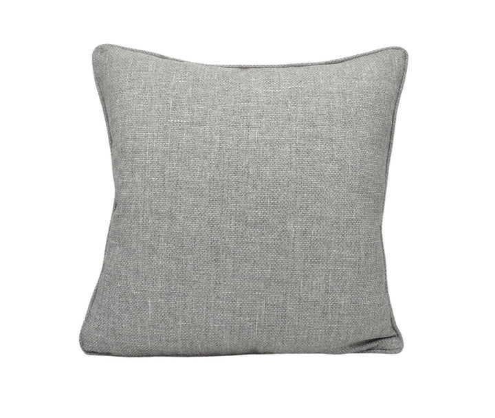 Jane Churchill - Rosmar - Charcoal - Soft Woven Plain Designer Cushion Cover - Harmonious Grey Textured Yarn Pillow Cover - Sophisticated.