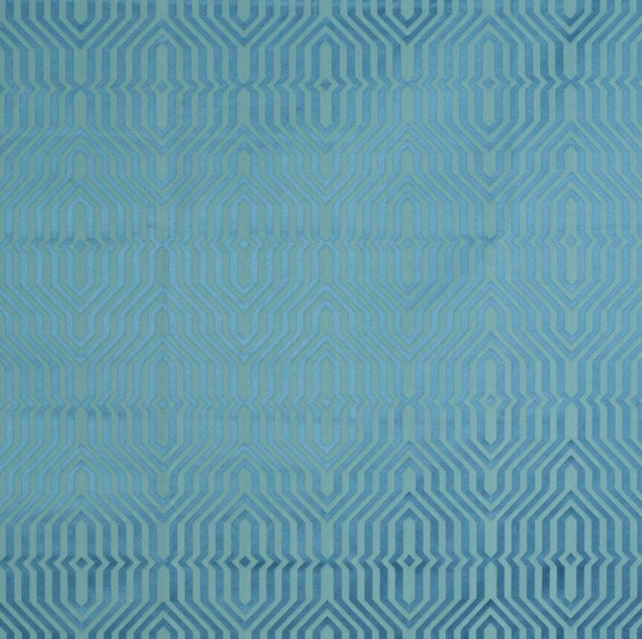 Prestigious - Mercury - Marine  - Funky Geometric Cushion Cover - Handmade Throw Pillow Designer Home Decor.