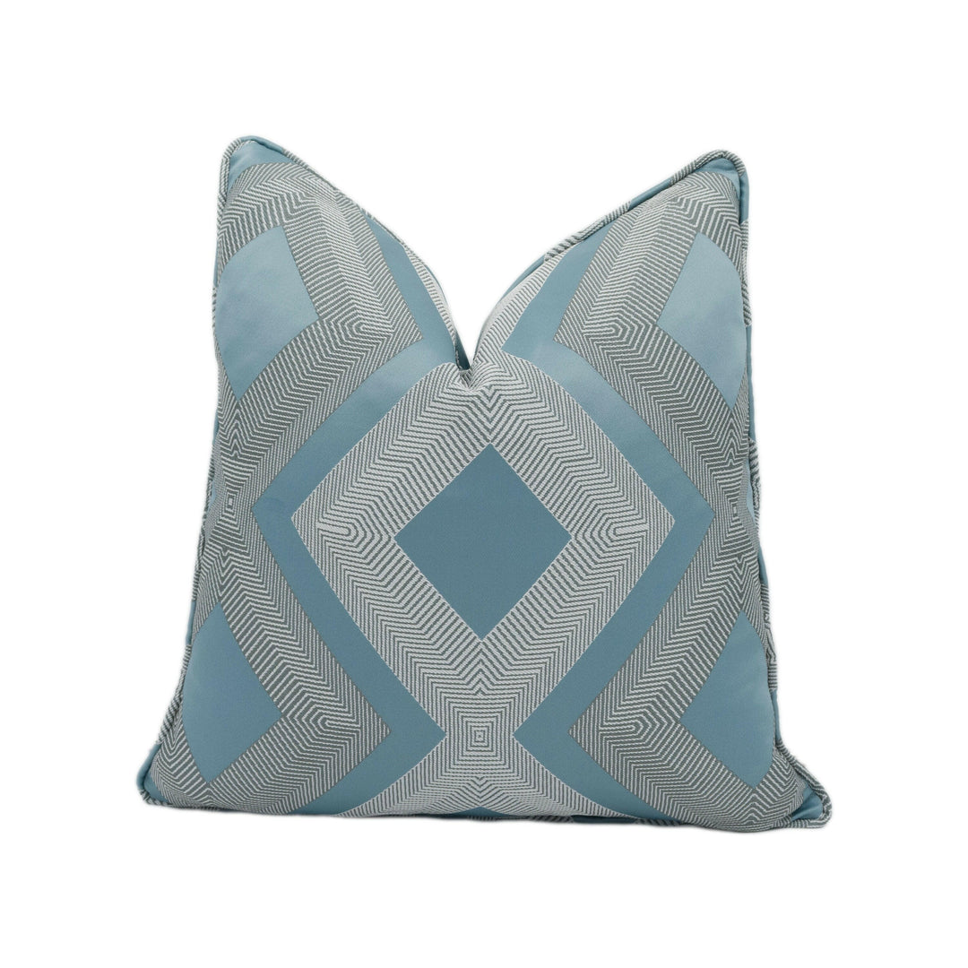 Panaz - Palais - Ocean - Stunning Self Piped Cushion Cover Handmade Throw Pillow Designer Home Décor.