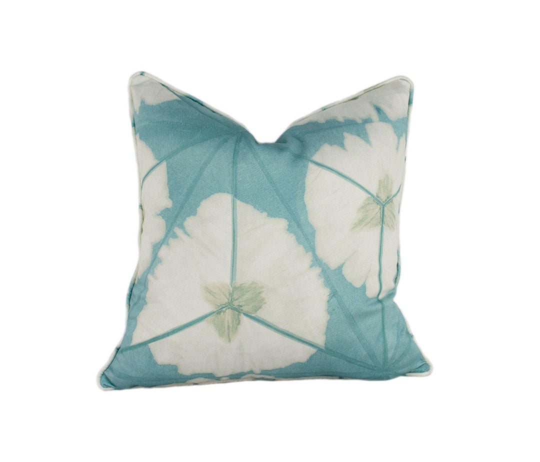 Thibaut - Sunburst - Aqua - Stunning Designer Cushion Cover Home Decor Throw Pillow.