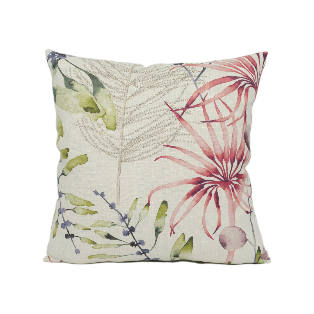 Harlequin - Postelia - Berry / Heather - Whimsical Sea Flowers Cushion Cover - Handmade Throw Pillow - Designer Home Décor.