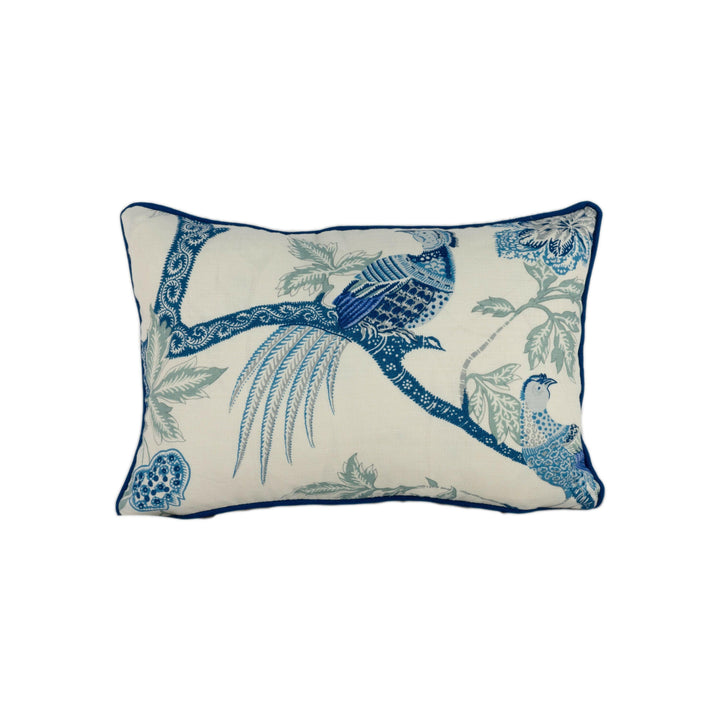 Schumacher - Arbre Chinois - Porcelain - Classic English Antique Chinoiserie Cushion Cover - Handmade Throw Pillow Designer Home Decor.