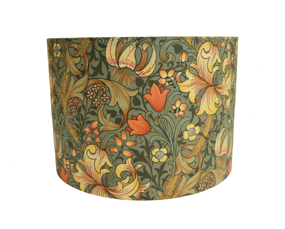 William Morris - Golden Lily - Artichoke / Vanilla - Lampshade Stunning Handmade.