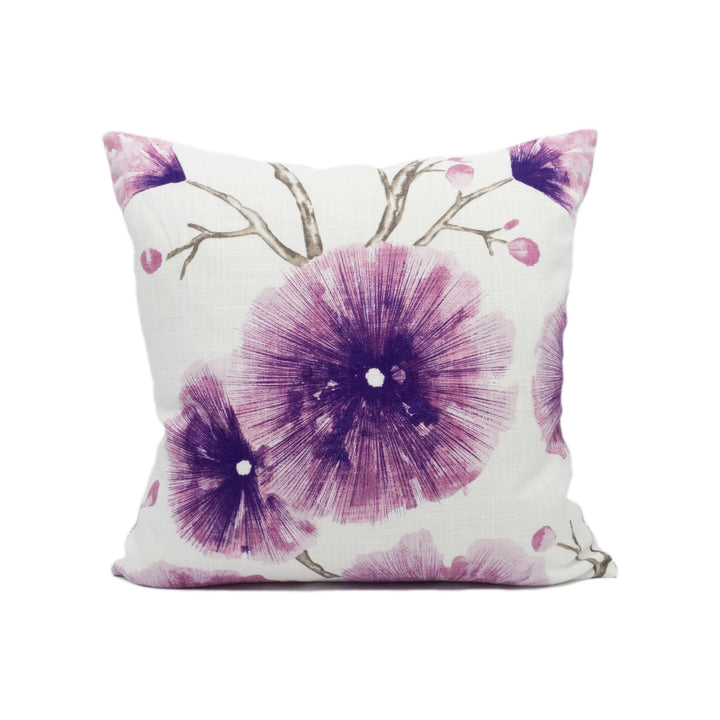 Harlequin - Kabala - Pink / Damson - Exotic Floral Cushion Cover Handmade Throw Pillow Designer Home Décor.