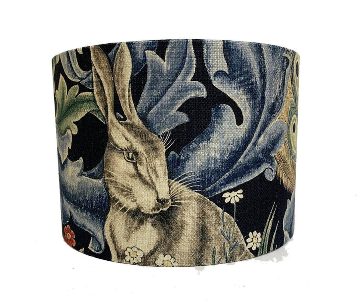 William Morris - Forest - Indigo - Lampshade Stunning Handmade.