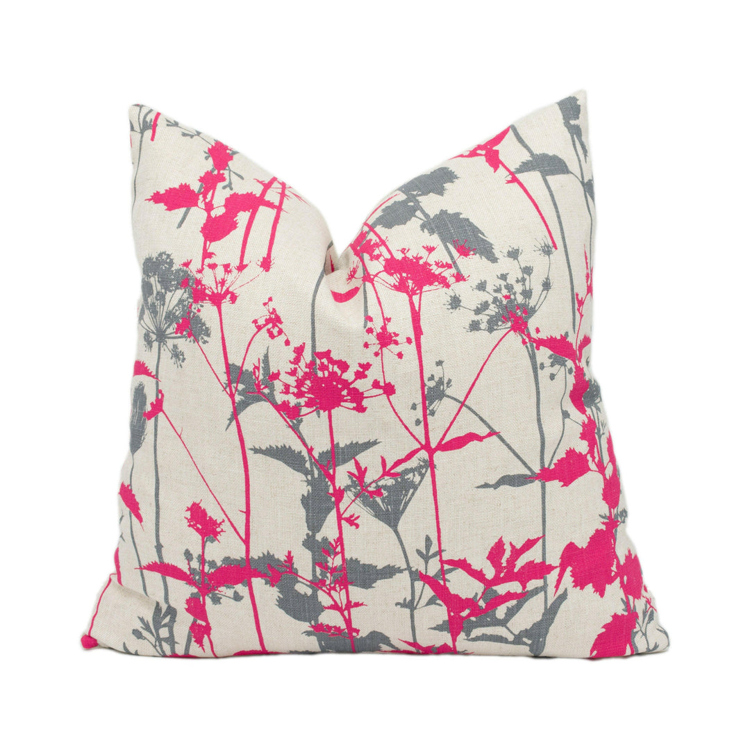 Harlequin - Nettles - Neutral / Neon / Zinc - Handmade Cushion Cover Throw Pillow Designer Home Décor.