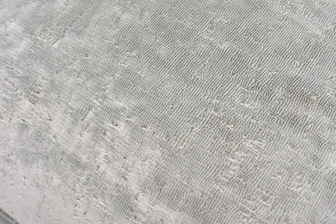 Zoffany – Curzon – Silver – Luxury Designer Textured Velvet Cushion Cover