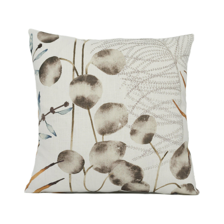 Harlequin - Postelia - Amber / Slate - Whimsical Sea Flowers Cushion Cover - Handmade Throw Pillow - Designer Home Décor.