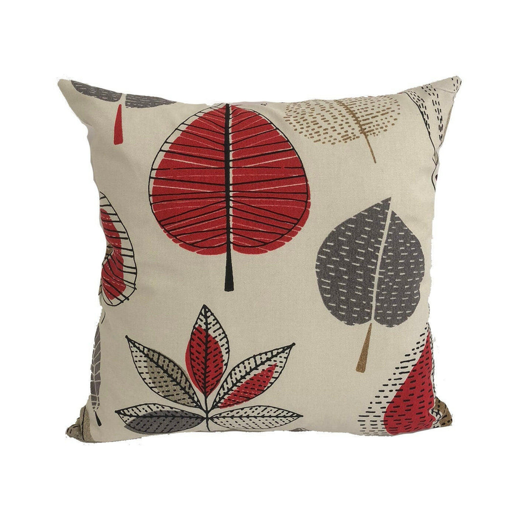 Prestigious Textiles - Maple - Red/Berry - Cushion Covers - Pillow Throws  Beautiful Fabric Many Sizes Available.