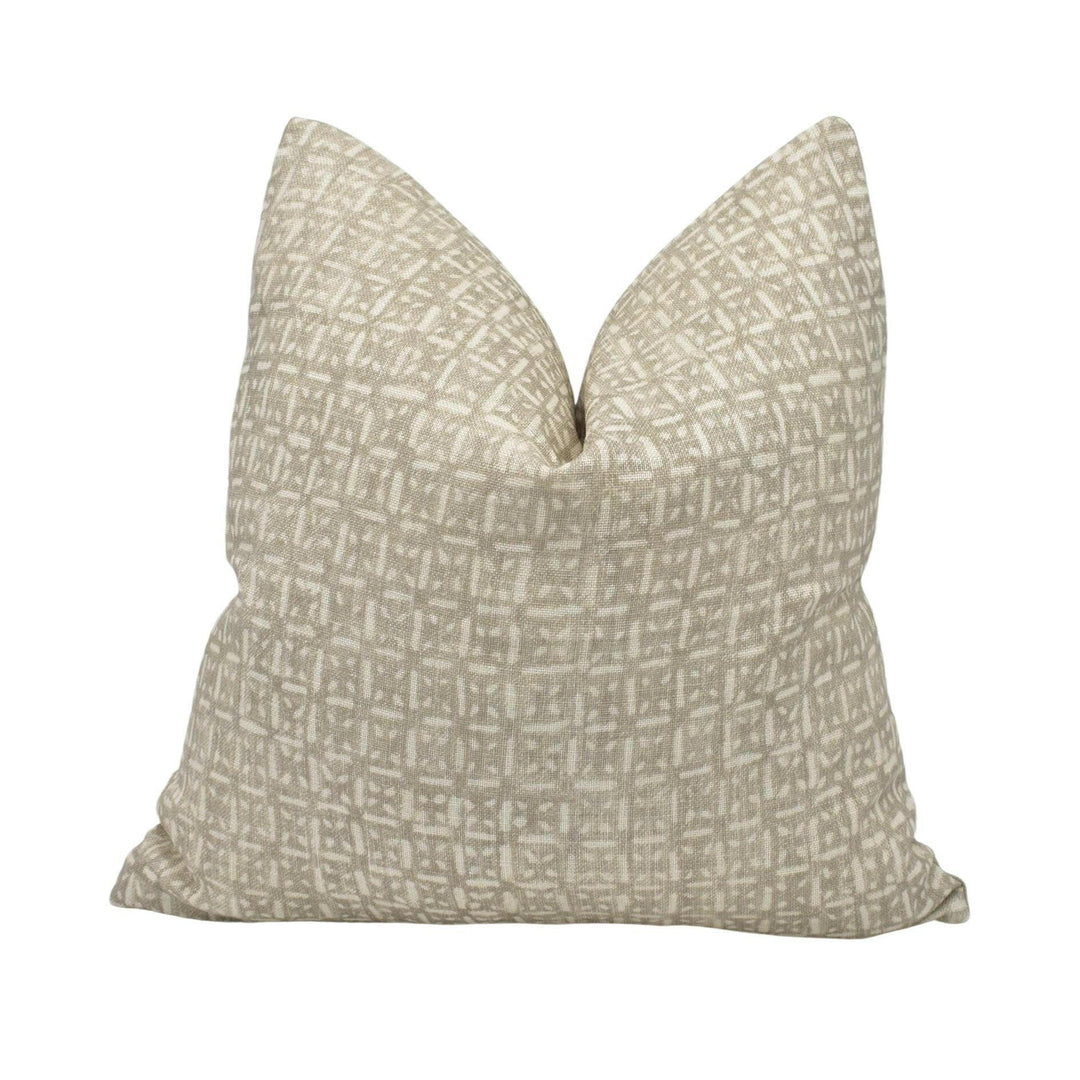 Andrew Martin - Nest - Twig - Bird's Nest Batik Print Designer Cushion Cover - Linen Luxury Throw Pillow - Handmade Home Decor - Scatter.