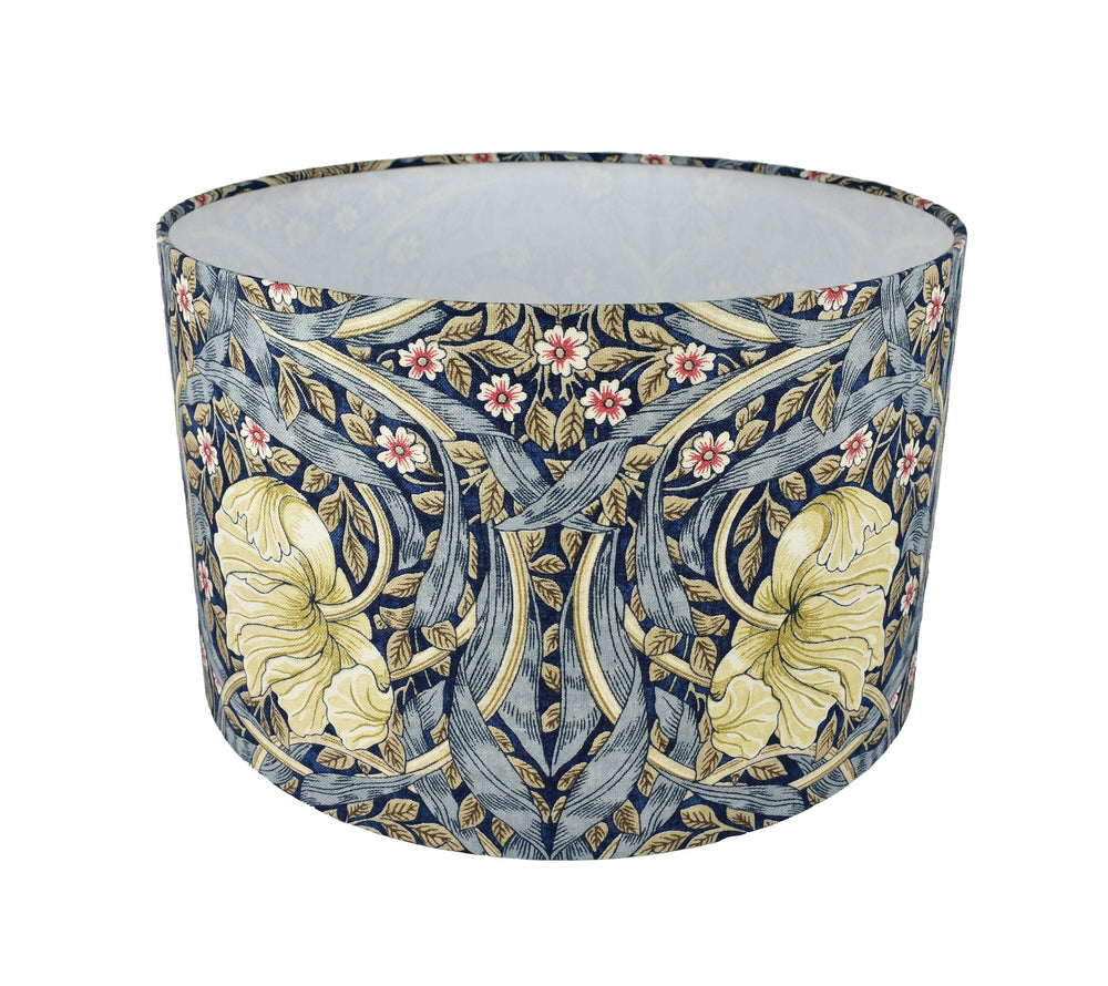 William Morris - Pimpernel - Indigo /Hemp - Lampshade Stunning Handmade Designer Home Decor.