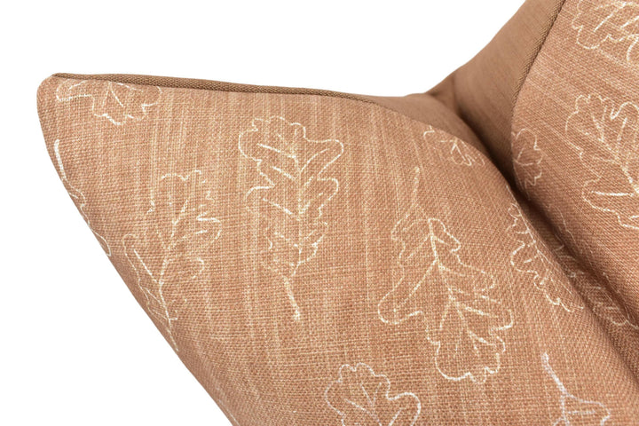 Andrew Martin - Noble Oak - Autumn - Rustic Elegant Oak Leaf Sketch Designer Cushion Cover - Luxury Throw Pillow - Handmade Home Decor.