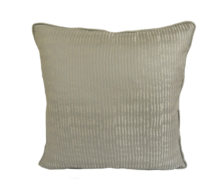 Ashley Wilde - Ridge - Silver - Cushion Covers Pillow Throws.