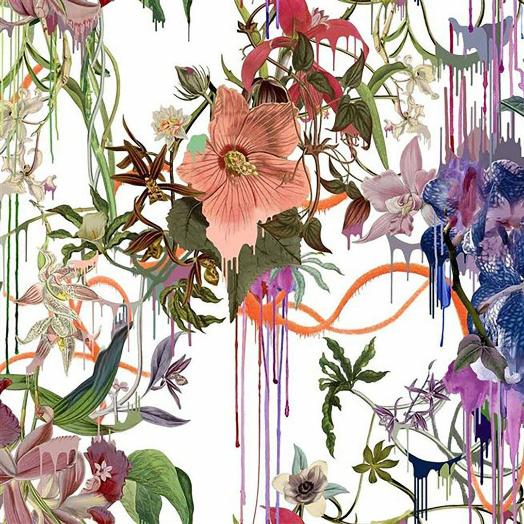 Designers Guild / Christian Lacroix - Orchids Fantasia - Perce Neige - Professionally Made Roman Blind Made to Measure.